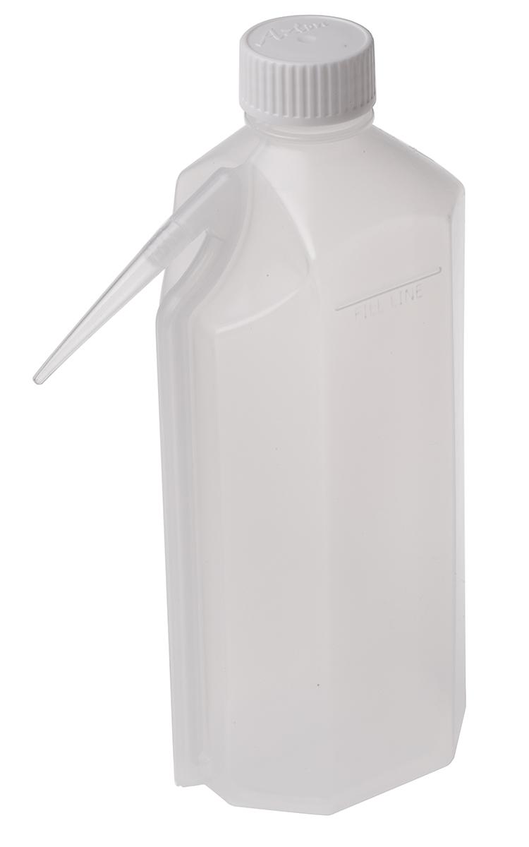RS PRO 500ml LDPE Narrow Neck Wash Bottle