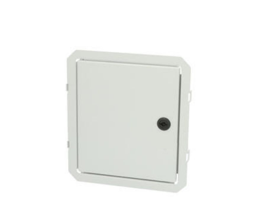 Fibox Lockable Galvanised Steel RAL 7035 Inner Door, 280mm W, 280mm L for Use with ARCA Series