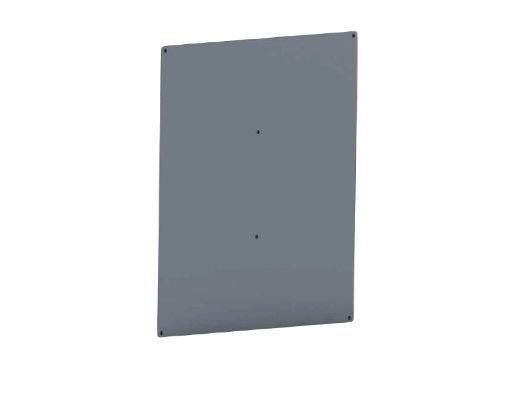 HellermannTyton PBM Series Metal Mounting Plate, 262 x 198 x 2mm