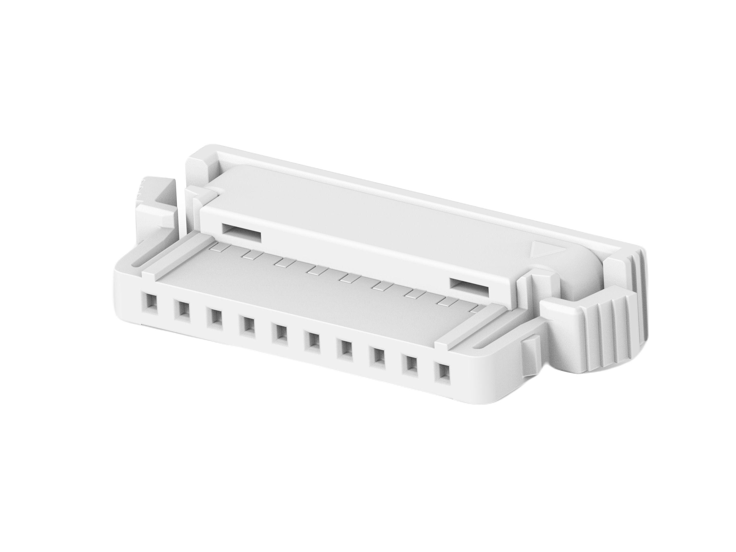 ERNI, 11997 Female Connector Housing, 2mm Pitch, 10 Way, 1 Row