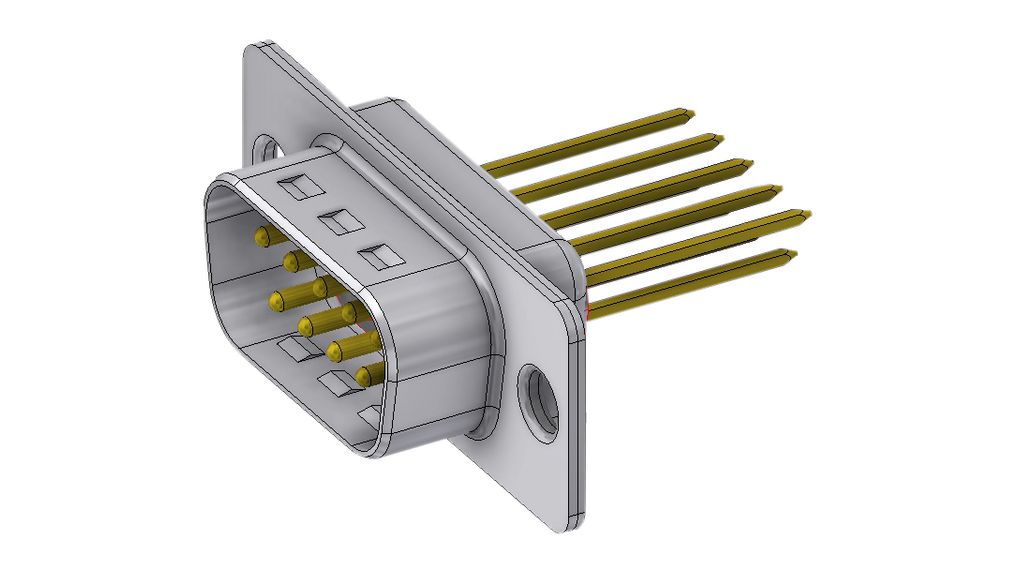 Deltron Connectors DTS09 D-sub Connector Plug