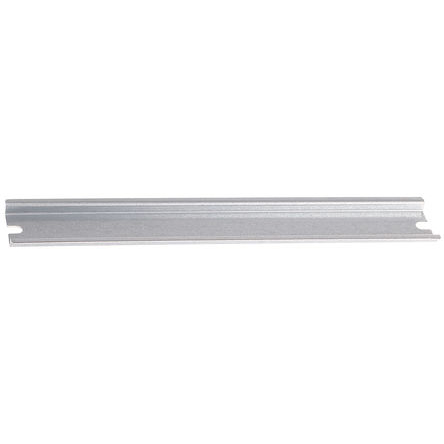 Fibox Steel Unperforated DIN Rail, Top Hat Compatible, 235mm x 35mm x 8mm