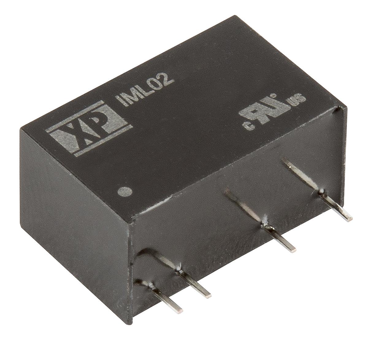 XP Power IML02 DC-DC Converter, 12V dc/ 167mA Output, 21.6 → 26.4 V dc Input, 2W, Through Hole, +85°C Max Temp