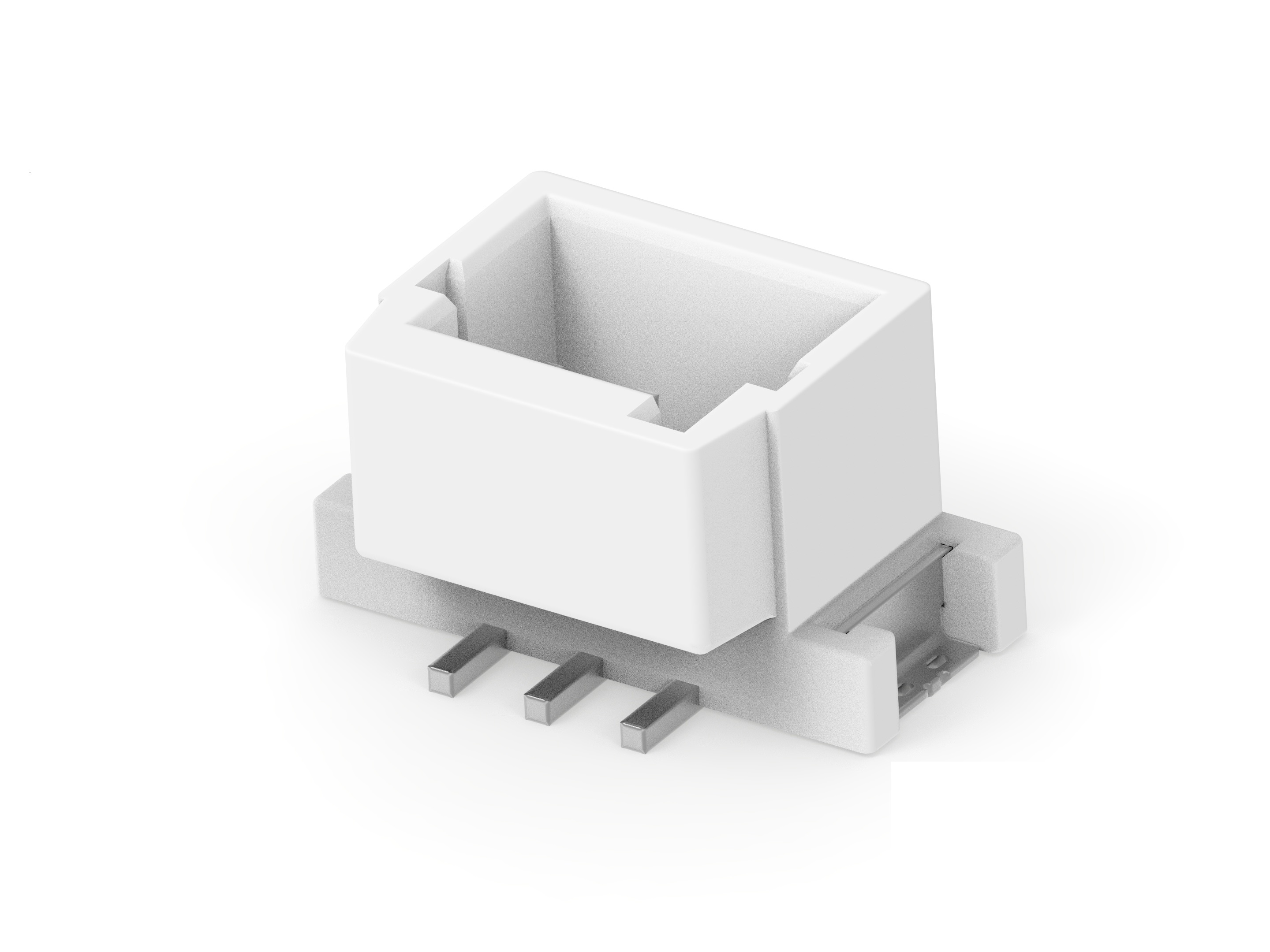 TE Connectivity GRACE INERTIA 2.0 Series Vertical Board PCB Header, 2 Contact(s), 3 mm Pitch, 1 Row, Shrouded