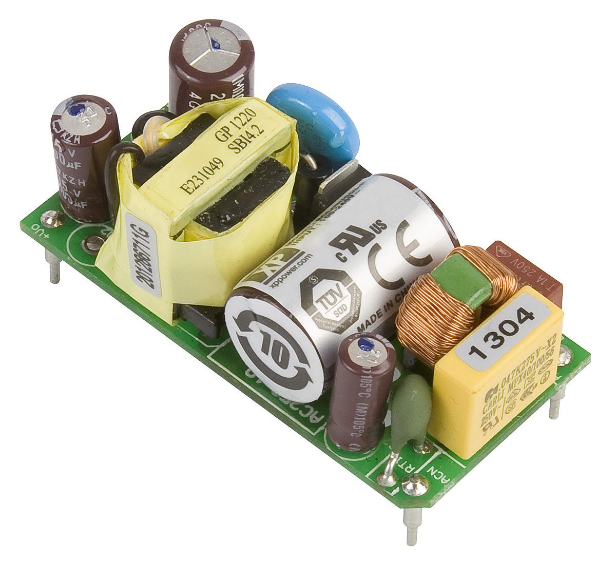 XP Power Switching Power Supply, ECL10US24-P, 24V dc, 420mA, 10W, 1 Output, 120 → 370 V dc, 85 → 264 V ac