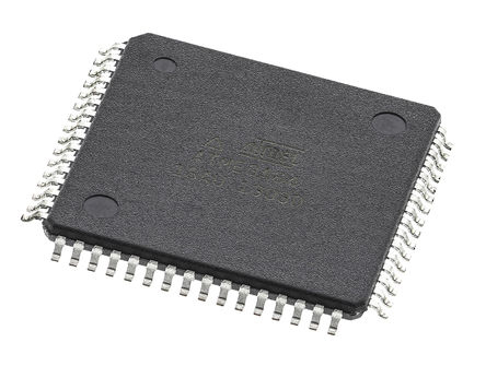 Microchip ATMEGA64-16AU, 8 bit AVR, ATMEGA64 Microcontroller, 16 MHz, 64kB FLASH, 64-Pin TQFP