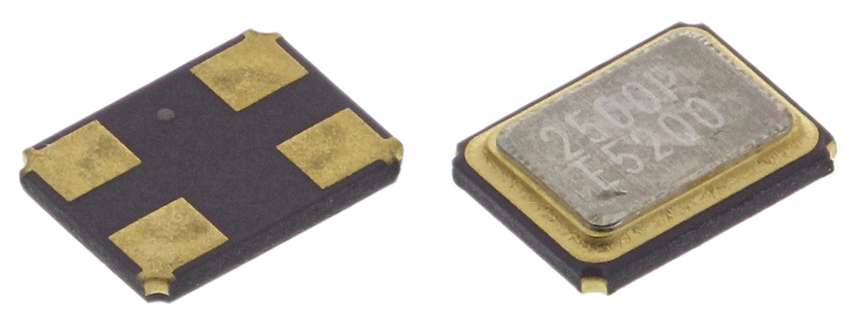 Epson 25MHz Crystal ±50ppm SMD 4-Pin 3.2 x 2.5 x 0.7mm