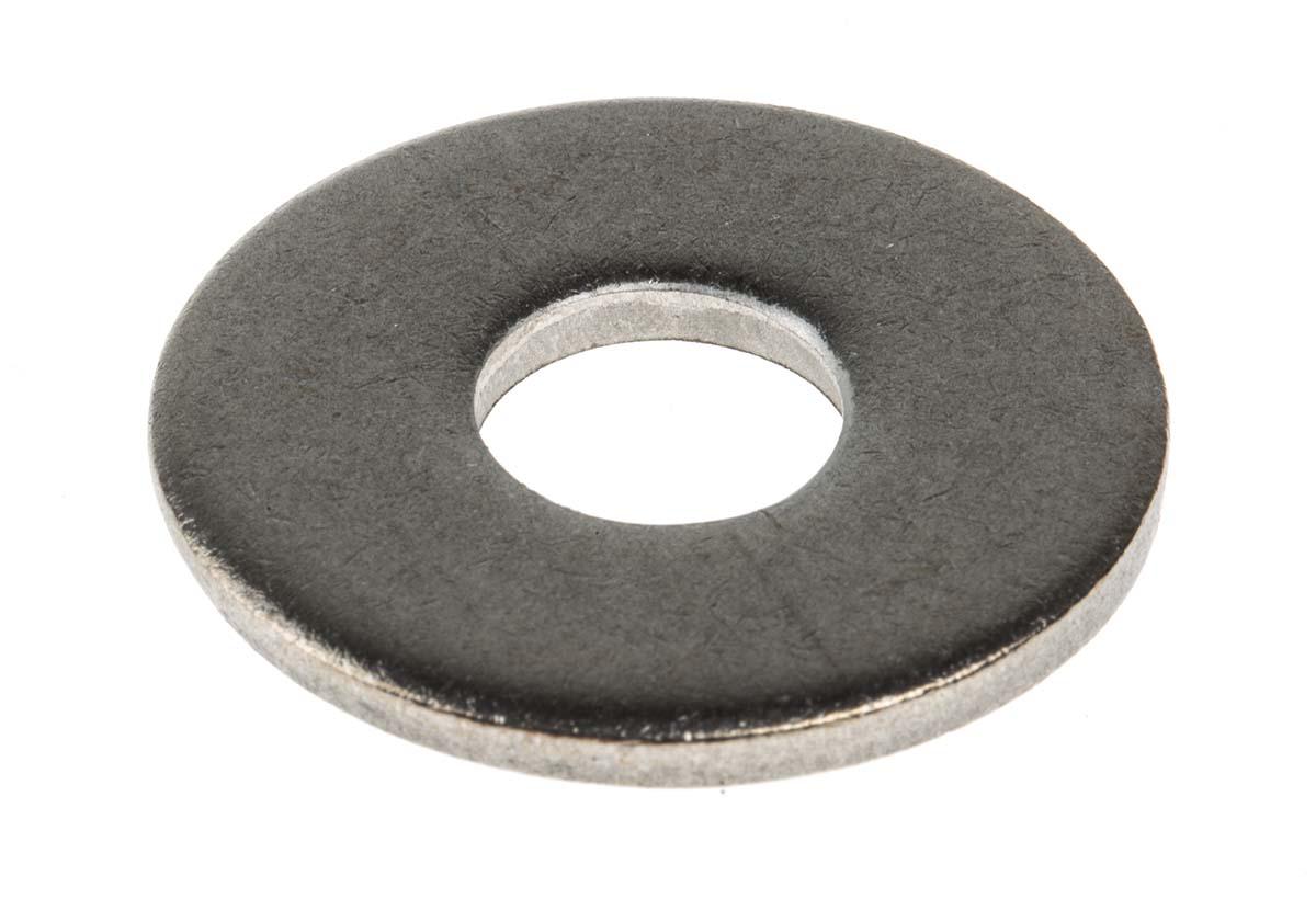 RS PRO A2 304 Stainless Steel Plain Washers, M12, DIN 9021