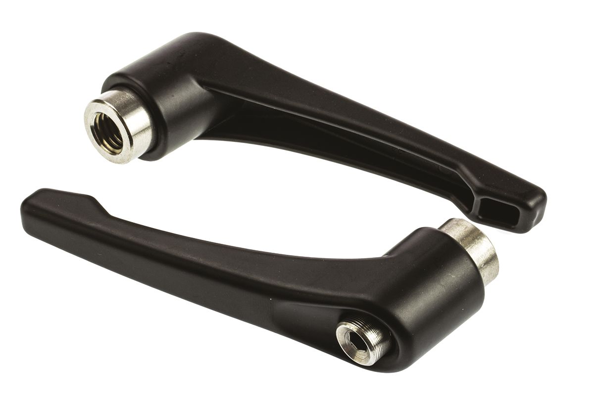 RS PRO Stainless Steel Clamping Lever, M12 x 16mm