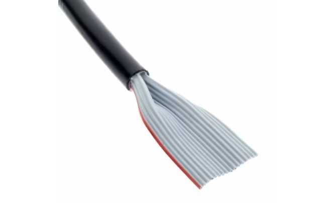 3M 3759 Series Round Ribbon Cable, 10-Way, 1.27mm Pitch, 30m Length