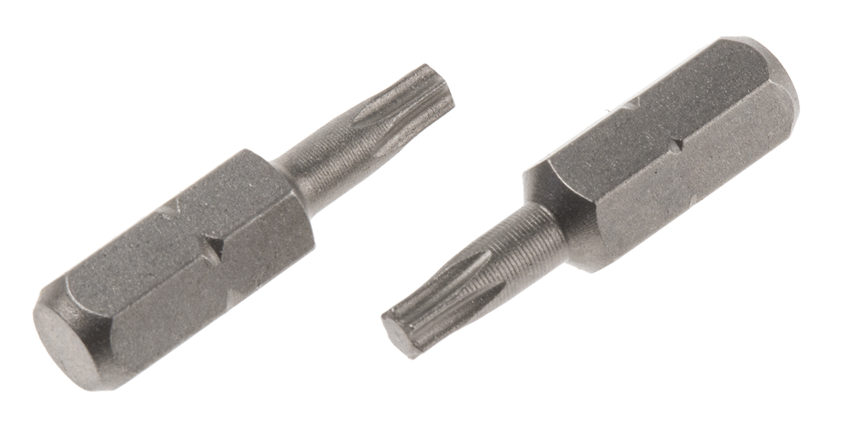 RS PRO Star Screwdriver Bit, T15 Tip, 25 mm Overall