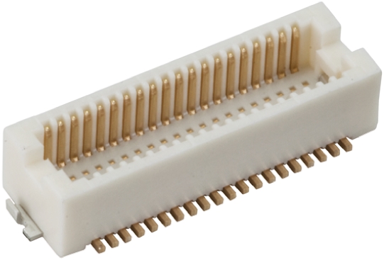 Hirose DF12 Series Straight Surface PCB Header, 50 Contact(s), 0.5 mm Pitch, 2 Row, Shrouded