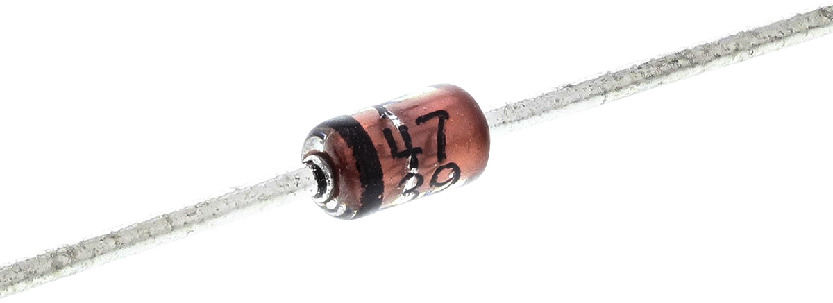 onsemi, 9.1V Zener Diode 5% 1 W Through Hole 2-Pin DO-41