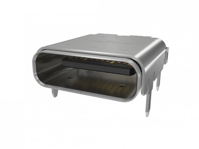 Amphenol Communications Solutions Right Angle, Top Mount, Receptacle Type Type C USB3.2 USB C Connector