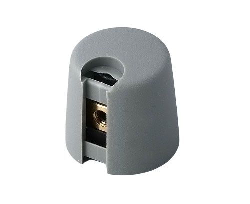 OKW 16mm Grey Potentiometer Knob for 6mm Shaft Round Shaft, A1016068
