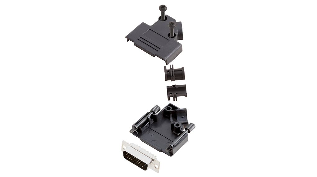 Encitech Connectors, 6355 Series D Sub Hoods For Use With For Cable
