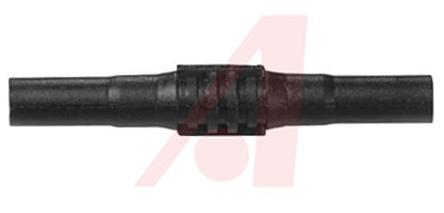 Mueller Electric Black, Female Banana Coupler With Brass contacts and Nickel Plated