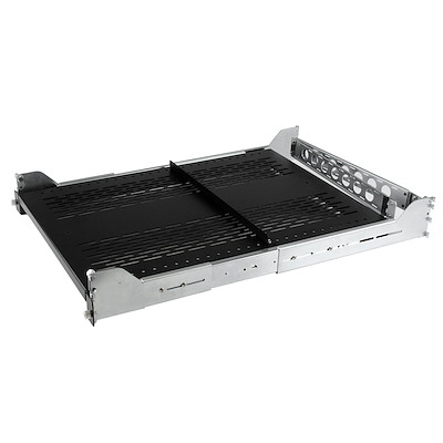 StarTech.com UNI Series Black Shelf, 2U, 22.7kg Load, 483mm x 803mm