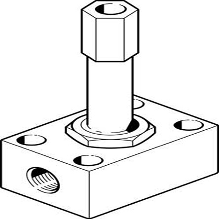 Festo 2/2 Way, Closed, Monostable Solenoid Valve - Electrical G 1/8 MC Series, 2187