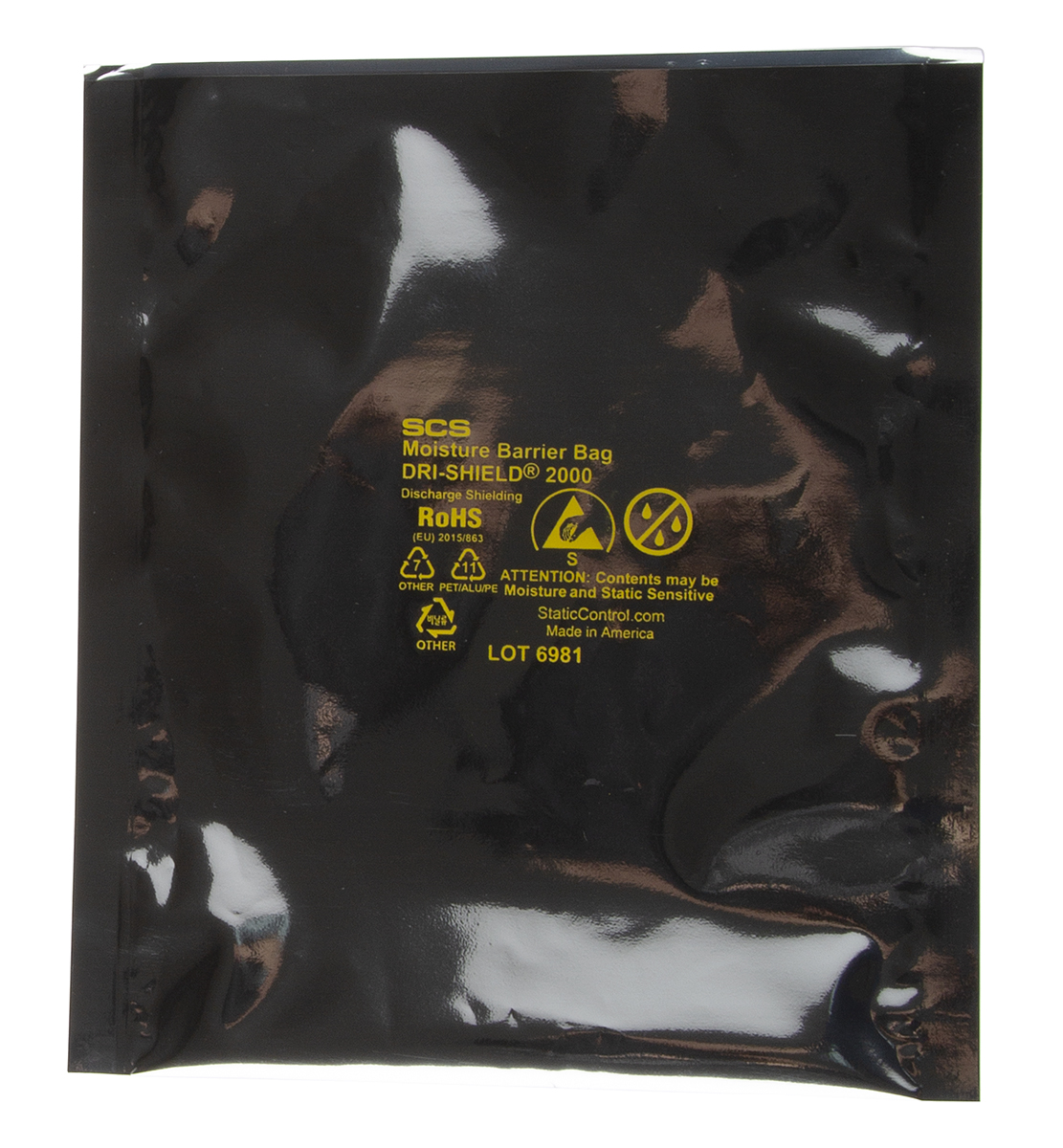SCS Moisture Barrier Bag 152mm(W)x 203mm(L)
