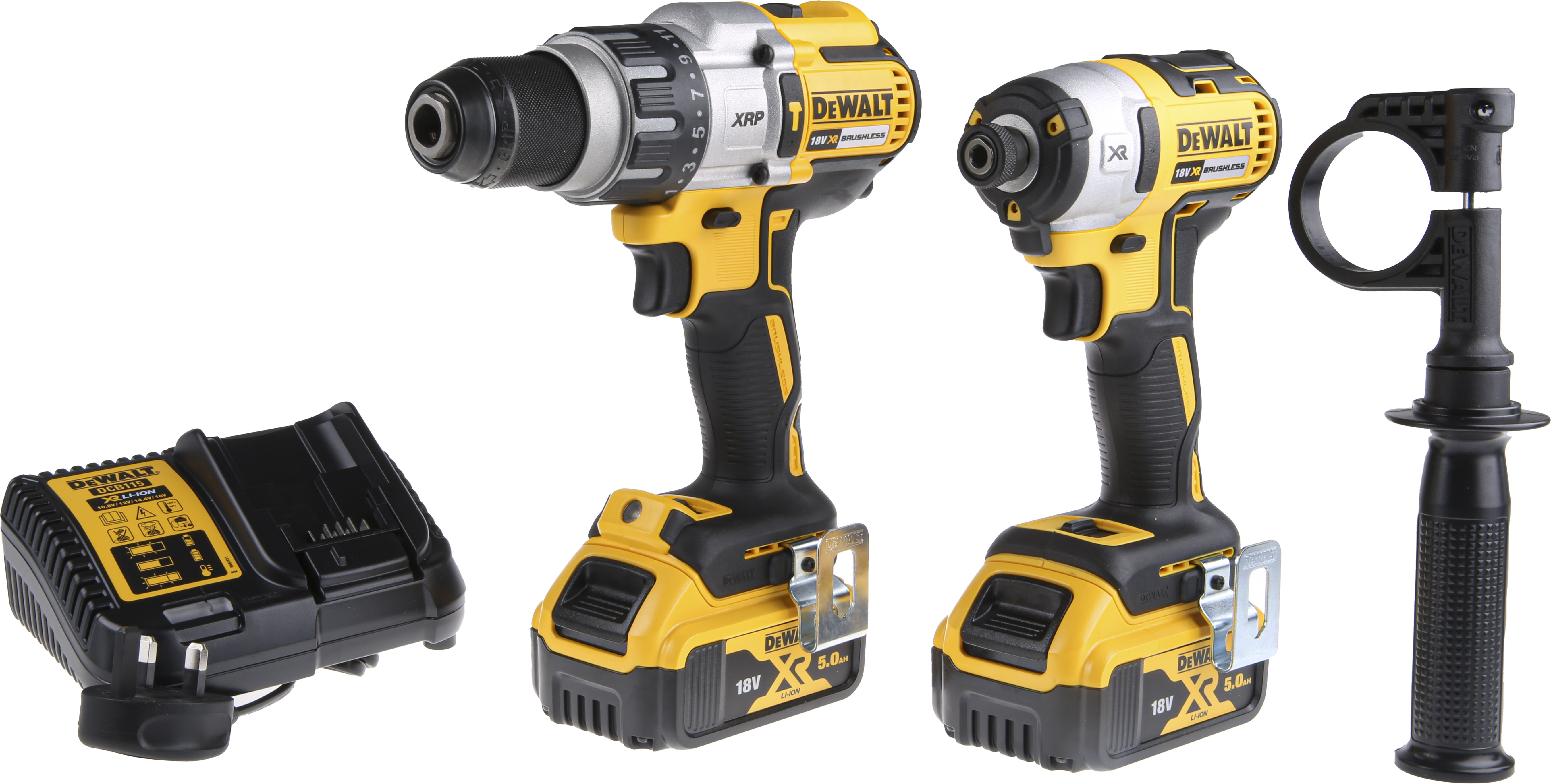 DeWALT DCK276P2-GB, 18V Cordless Power Tool Kit, Type G - British 3-Pin
