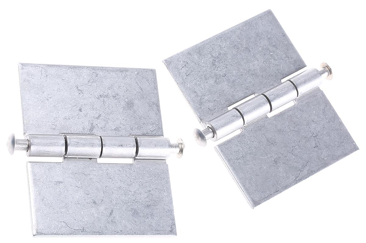 Pinet Stainless Steel Butt Hinge, 80mm x 50mm x 3mm