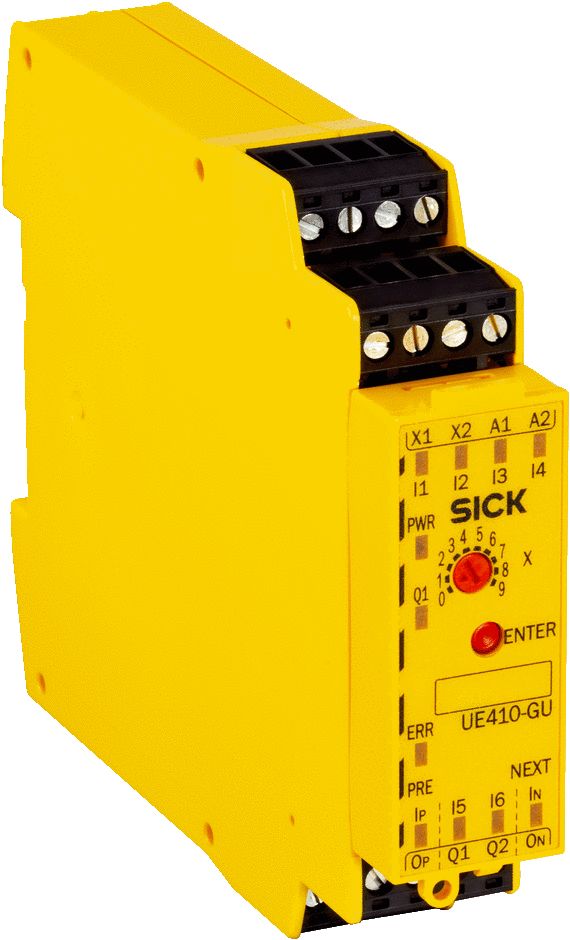 SICK UE410 Series Safety Controller, 4 Safety Inputs, 1 Safety Outputs, 24 V dc