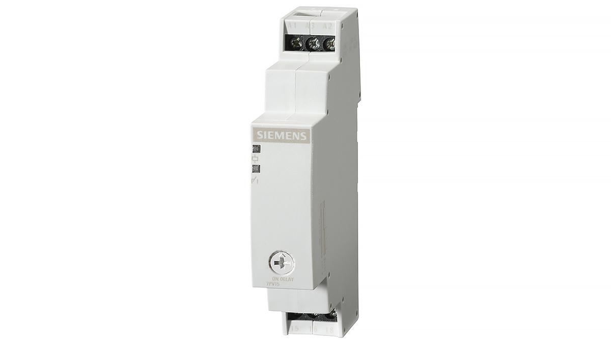 Siemens DIN Rail Mount Timer Relay, 200 → 240V, 1-Contact, 0.5 → 10s, 1-Function, SPDT