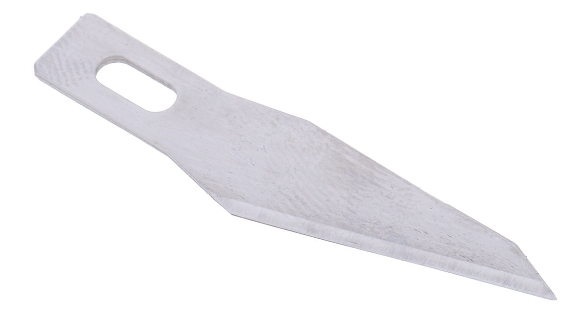 RS PRO Steel Fine Point Diagonal Scalpel Blade 8.5mm, 100 per Package