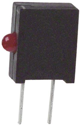 Dialight 555-2001F, Red Right Angle PCB LED Indicator, Through Hole 2 V