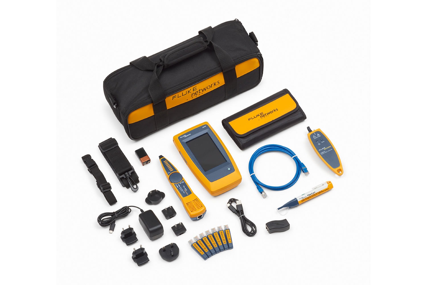 Fluke Networks LIQ-KIT-VFL-FBRLRT Network Tester RJ11, RJ45