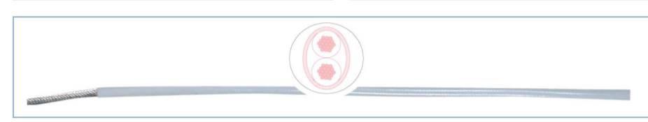 AXINDUS KU Series White 0.6 mm² Hook Up Wire, 20 AWG, 250m, ETFE Insulation, KU0520