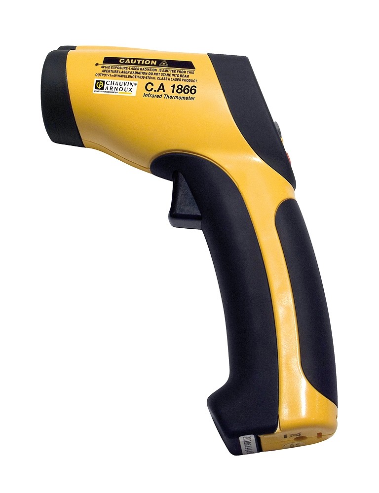 Chauvin Arnoux CA 1866 Infrared Thermometer, -50°C Min, +1000°C Max, ±1.5 °C Accuracy, °C Measurements
