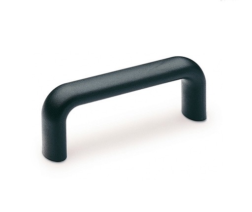 Elesa Matt Black PP Handle 15 mm Height, 49mm Width, 134mm Length