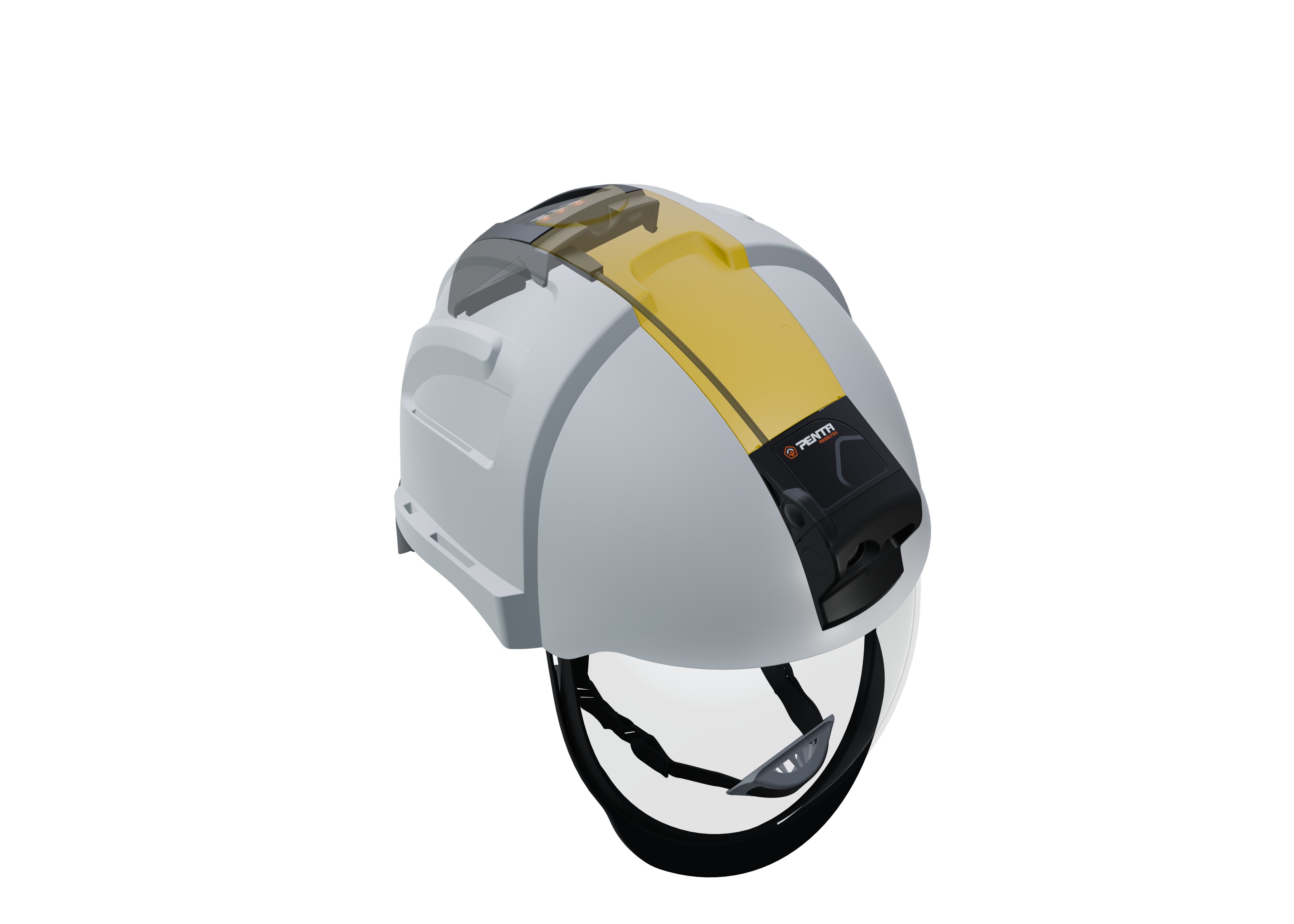 Penta ABS Black, Yellow Hard Hat Light, Penta Helmets
