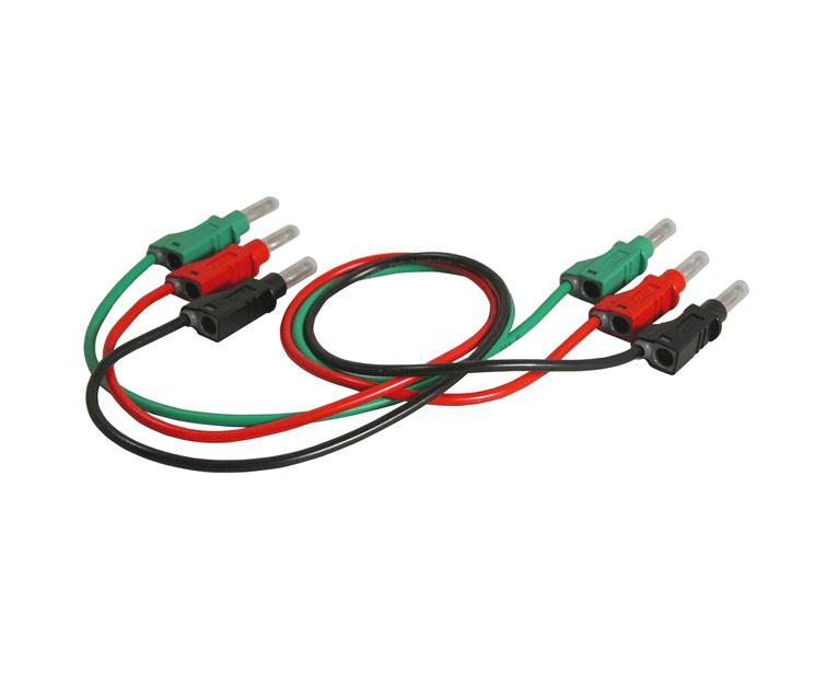 BK Precision 50cm Stacking Retractable Sleeve Plug Output Cable Kit for Use with Model 8540 DC Electronic Load