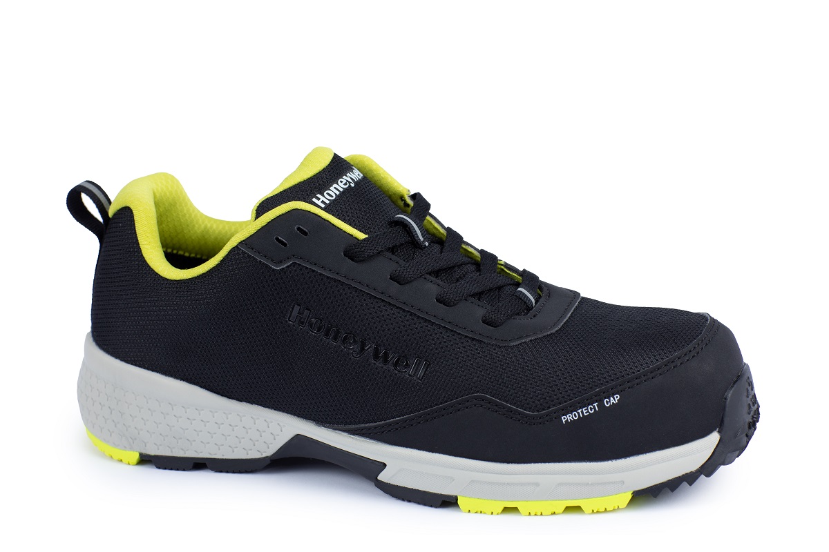 Honeywell Safety Starter Yellow S1P Unisex Black, Yellow Composite Toe Capped Safety Shoes, UK 10, EU 44