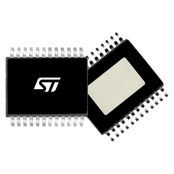 STMicroelectronics VNI4140KTR, QuadHigh Side, High Side Power Switch IC 24-Pin, PowerSSO-24