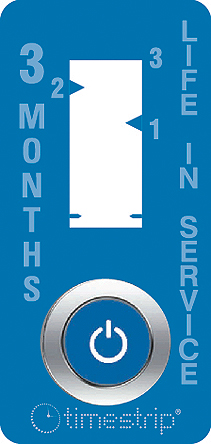 Timestrip Non-Reversible Time Indicator Label