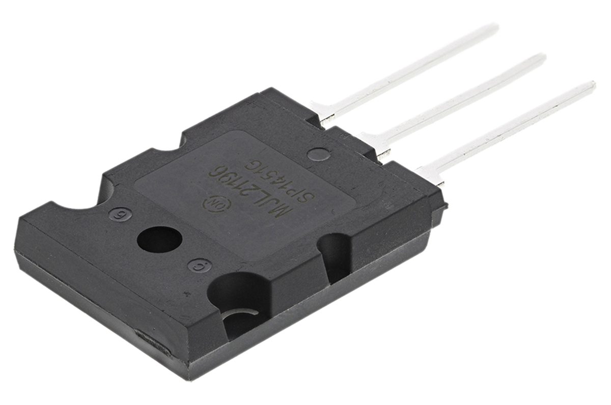 onsemi MJL21196G NPN Transistor, 16 A, 250 V, 3-Pin TO-264