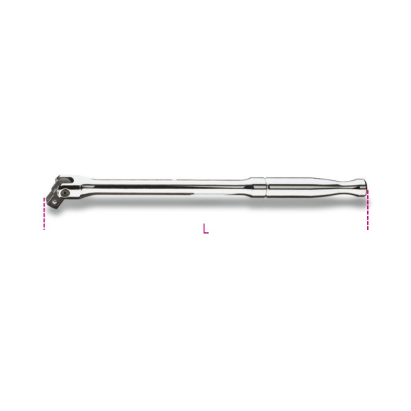 BETA 910M/35 3/8 in Swivel Drive Metal Handle, 250 mm Overall