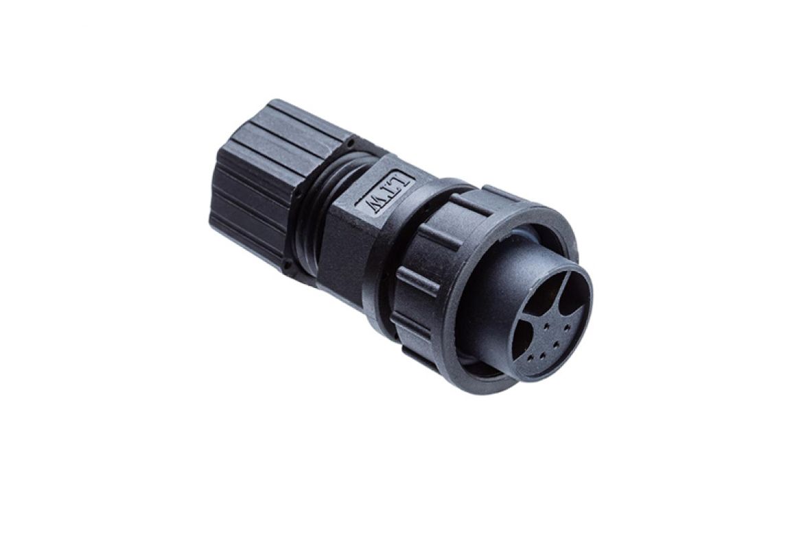 Amphenol Industrial Industrial Circular Connector, 18 Contacts, Threaded, Socket, Female, IP67, Ceres Series