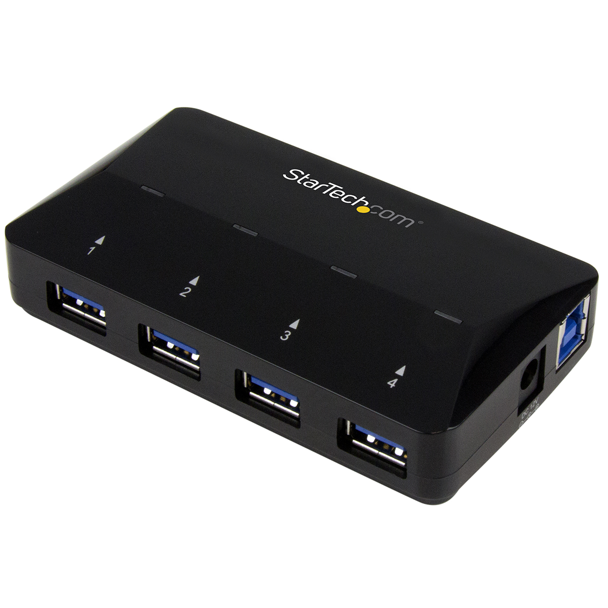 StarTech.com 4 Port USB 3.0 USB A  Hub, AC Adapter Powered, 103 x 60 x 22mm