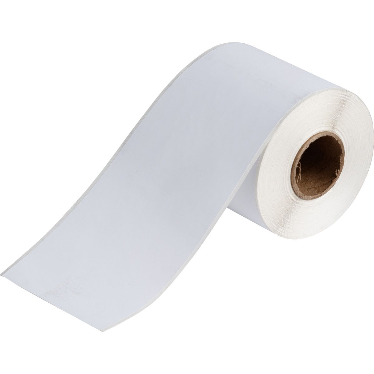 Brady B-2569 on White Label Printer Tape, 30.48 m Length, 101.60 mm Width