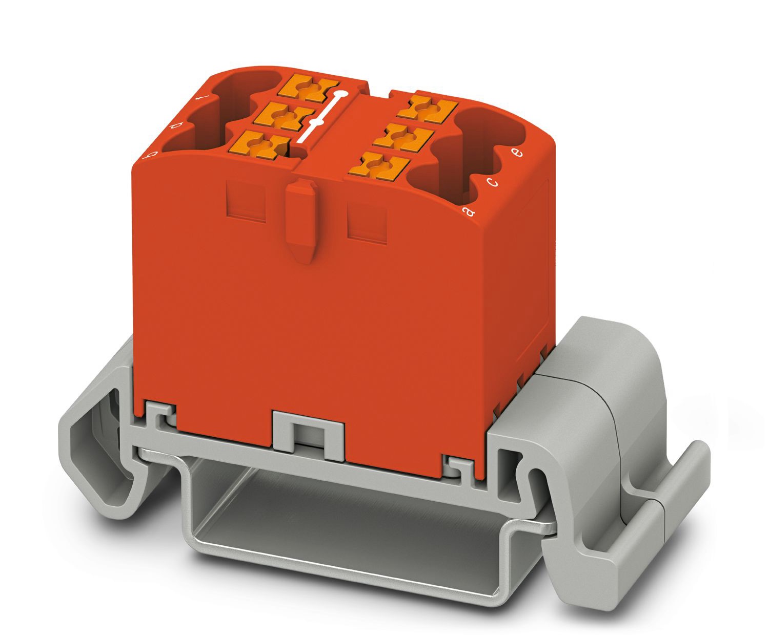 Phoenix Contact Distribution Block, 6 Way, 4mm², 32A, 690 V, Grey
