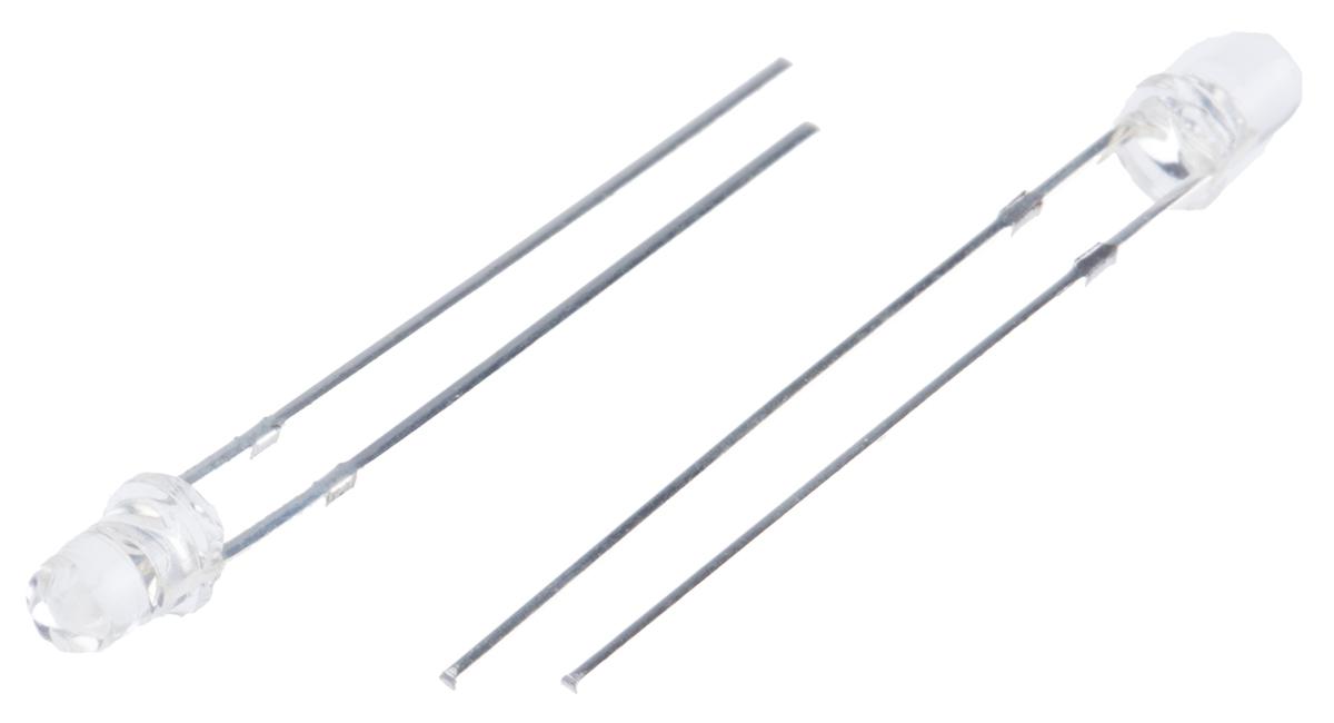 UV3TZ-390-15 Bivar, UV LED, 390nm 20mW 15 °, 2-Pin Through Hole package