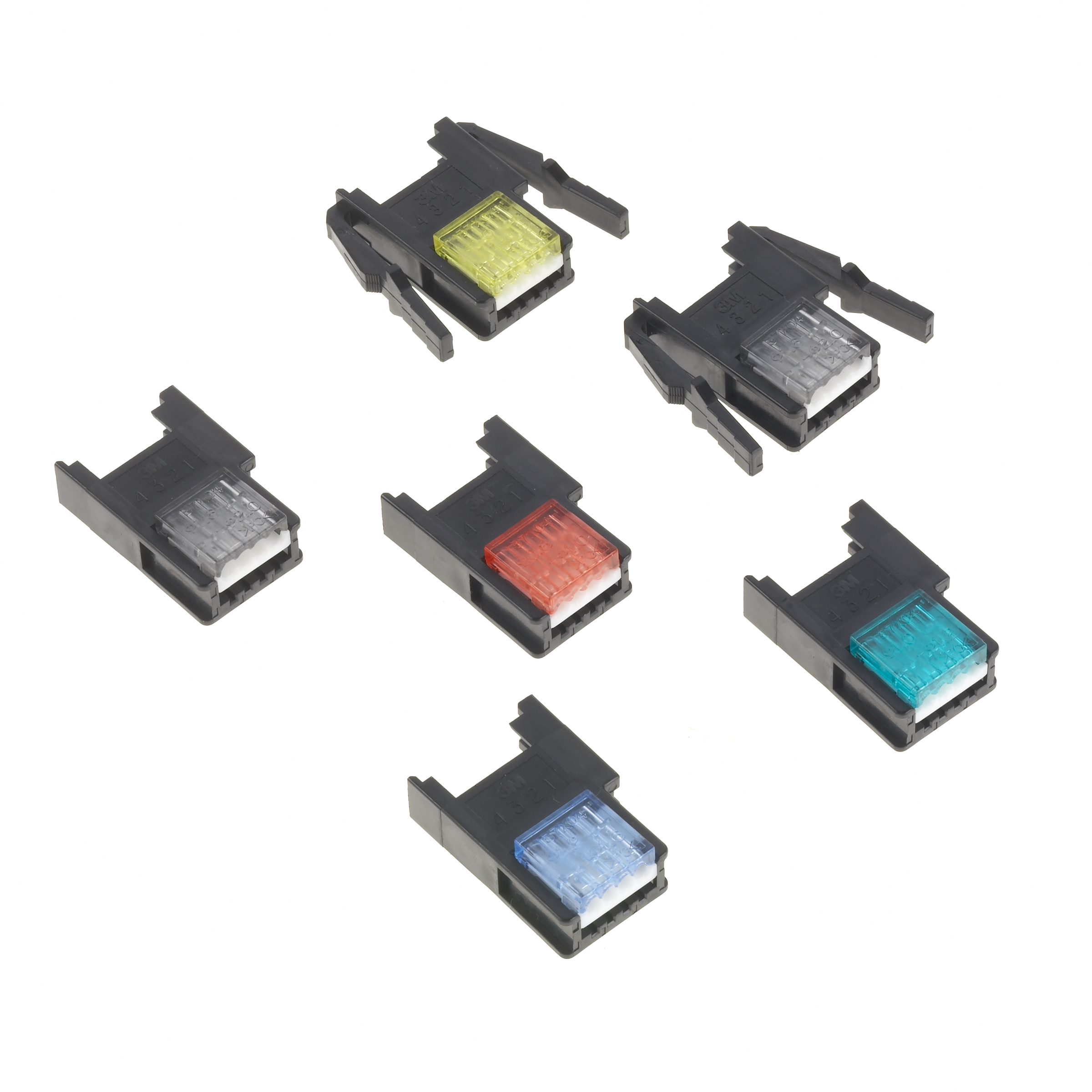 3M 373 Series Connector, 4-Way, 3A, 20 → 26 AWG Wire, IDC Termination
