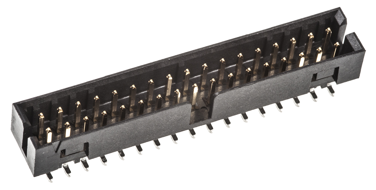 Molex Milli-Grid Series Straight Surface PCB Header, 34 Contact(s), 2 mm Pitch, 2 Row, Shrouded