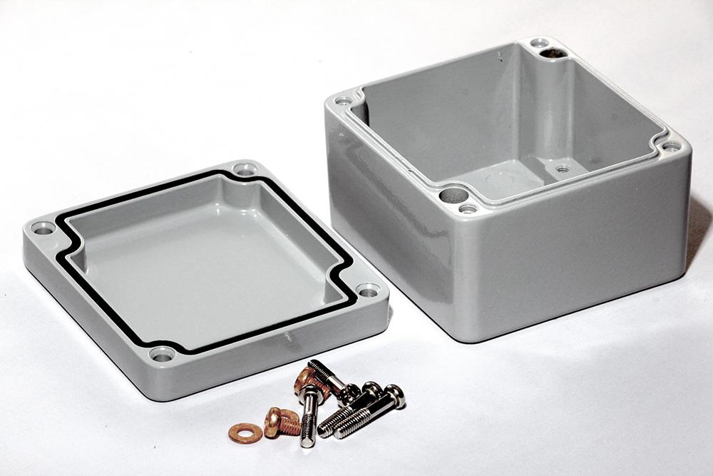 Hammond 1590 Series Die Cast Aluminium Enclosure, IP65, 52 x 75 x 80mm