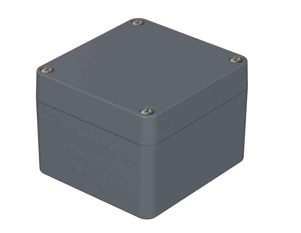 Bopla Euromas Polymas Series Silver Polyamide Enclosure, IP65, Silver Lid, 75 x 80 x 57mm